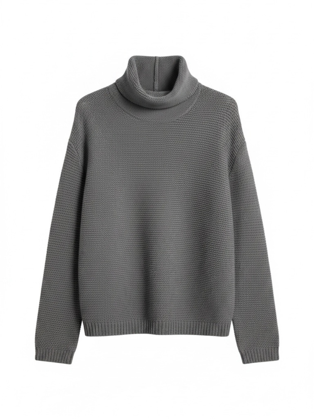 H&M Gray Turtleneck Sweater